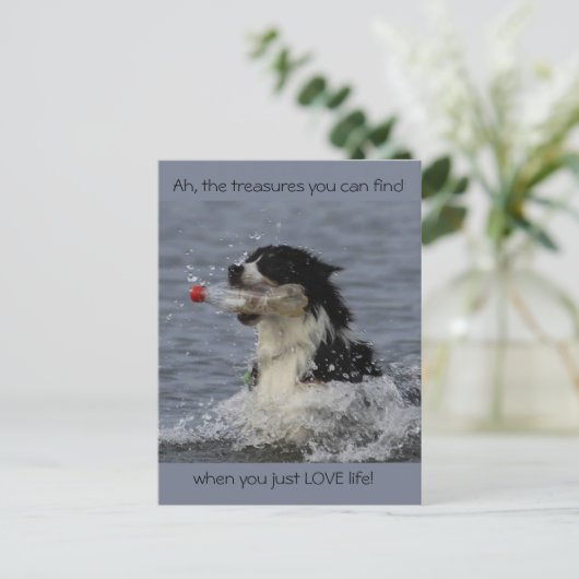 Die Schätze des Lebens, Postkarte (Stehend Vorderseite)