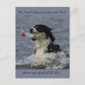 Die Schätze des Lebens, Postkarte (Vorderseite)