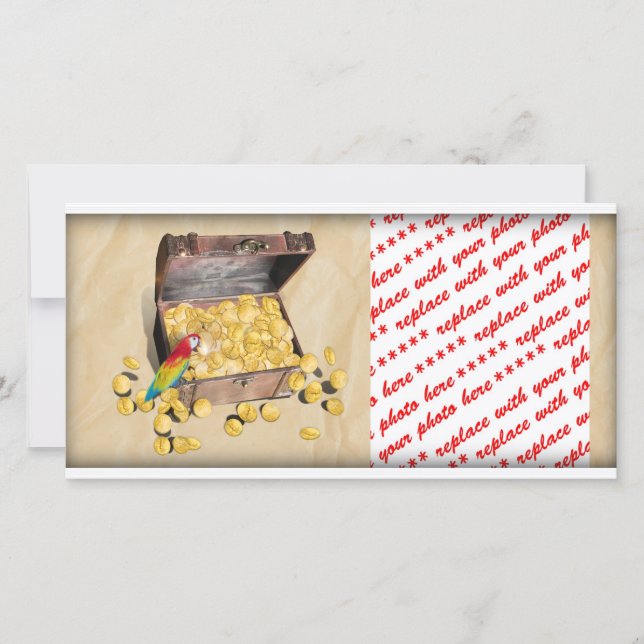 Die Schatztruhe der Piraten auf dem Papier (Vorderseite)