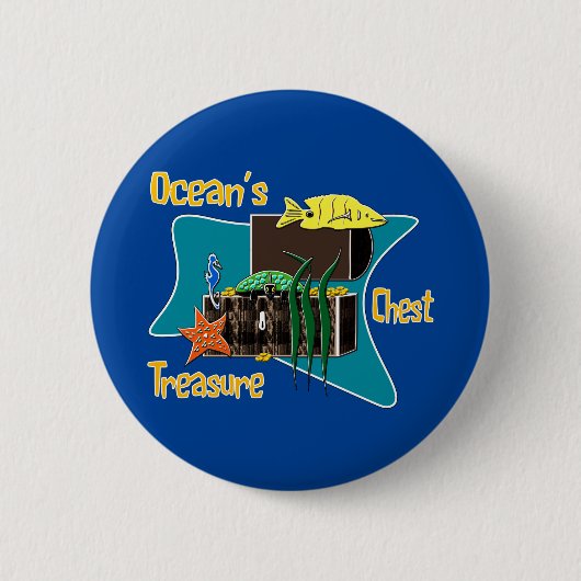 Die Schatztruhe des Ozeans Button (Vorderseite)