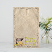 Die Schatztruhe eines Piraten Briefpapier (Stehend Vorderseite)