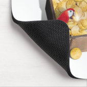 Die Schatztruhe eines Piraten Mousepad (Ecke)