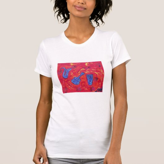 Die Schaufel-Hals-des T-Shirts der Frauen (Vorderseite)