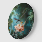 Die Schaukel Fragonard Große Wanduhr (Winkel)