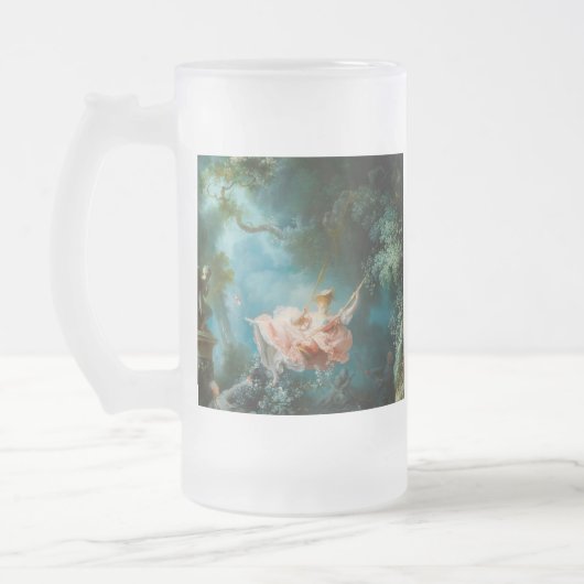 Die Schaukel Fragonard Mattglas Bierglas (Links)