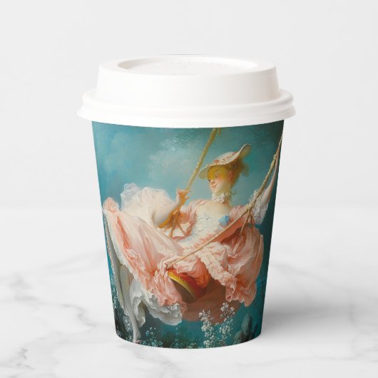Die Schaukel Fragonard Pappbecher (Links)