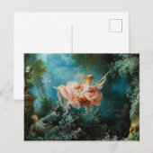 Die Schaukel Fragonard Postkarte (Vorne/Hinten)