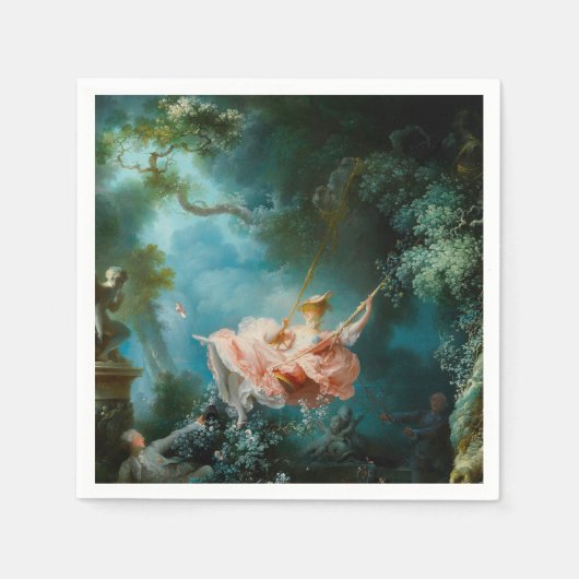 Die Schaukel Fragonard Serviette (Vorderseite)