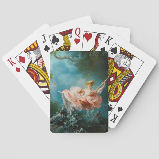 Die Schaukel Fragonard Spielkarten (Rückseite)