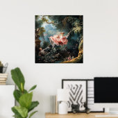 Die Schaukel von Jean-Honoré Fragonard Poster (Heimbüro)