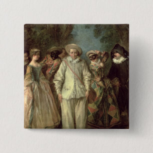 Die Schauspieler der Commedia dell'Arte Button