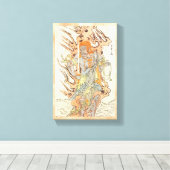 Die Schauspielerin Ichikawa Danjuro V als Steinzei Leinwanddruck (Insitu (Holzboden))