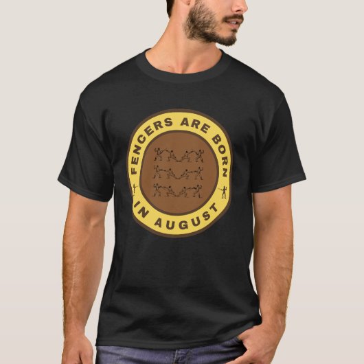 Die Scheiben sind im August-Design geboren T-Shirt (Vorderseite)
