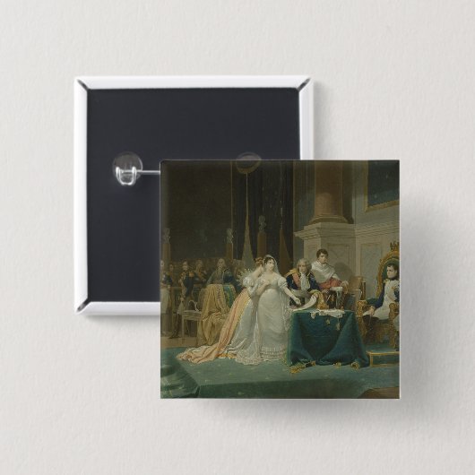 Die Scheidung der Kaiserin Josephine (1763-1814) 1 Button (Vorne & Hinten)