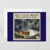 Die Scheidung (M) Feiertagspostkarte (Vorne/Hinten)