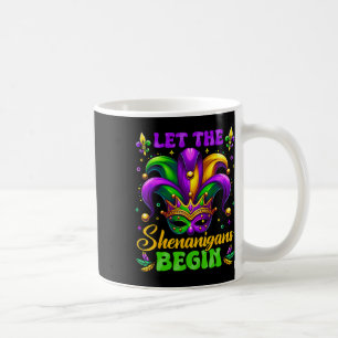 Die Schenanigans gelassen Mardi Gras 3 Kaffeetasse