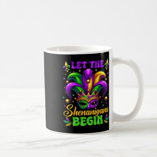Die Schenanigans gelassen Mardi Gras 3 Kaffeetasse (Rechts)