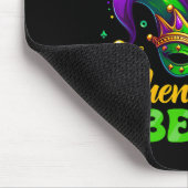 Die Schenanigans gelassen Mardi Gras 3 Mousepad (Ecke)