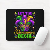 Die Schenanigans gelassen Mardi Gras 3 Mousepad (Mit Mouse)
