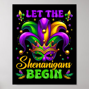 Die Schenanigans gelassen Mardi Gras 3 Poster