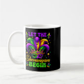 Die Schenanigans gelassen Mardi Gras 4 Kaffeetasse (Links)