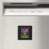 Die Schenanigans gelassen Mardi Gras 4 Magnet (In Situ (Geschirrspüler))