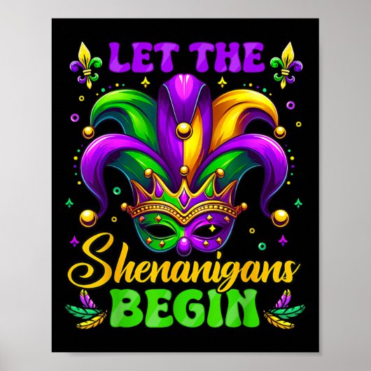 Die Schenanigans gelassen Mardi Gras 4 Poster (Vorne)
