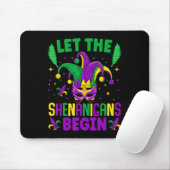 Die Schenanigans ließ Mardi Gras 1 an Mousepad (Mit Mouse)