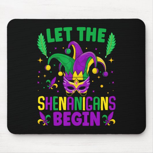 Die Schenanigans ließ Mardi Gras 1 an Mousepad (Vorne)