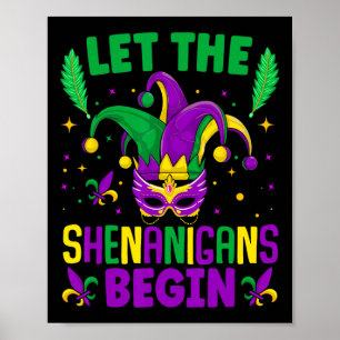 Die Schenanigans ließ Mardi Gras 1 an Poster