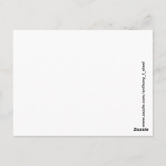 Die Scherbe, London Postkarte (Rückseite)