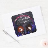 Die Scherbenwelt der Historiker Quadratischer Aufkleber (Umschlag)