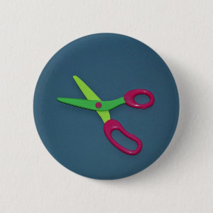 Die Scheren der Kinder Button