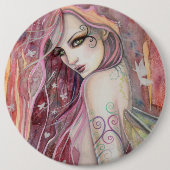 Die schicke Flirt Modern Faiasy Fantasy Art Button (Vorderseite)