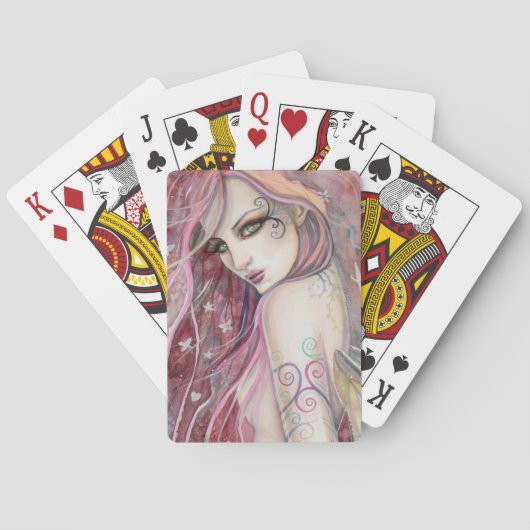 Die schicke Flirt Modern Faiasy Fantasy Art Spielkarten (Rückseite)