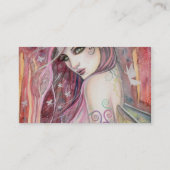 Die schicke Flirt Modern Faiasy Fantasy Art Visitenkarte (Rückseite)