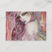 Die schicke Flirt Modern Faiasy Fantasy Art Visitenkarte (Rückseite)