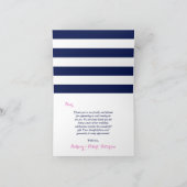 Die schicke, moderne Luxus-Hochzeitskollektion Ros Dankeskarte (Innenseite)