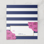 Die schicke, moderne Luxus-Hochzeitskollektion Ros Platzkarte (Außenseite Aufgefaltet)