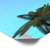 Die Schiffe an der Bucht Poster (Ecke)