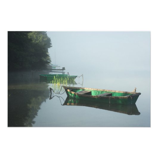 Die Schiffe auf ruhigem See Fotodruck (Vorne)