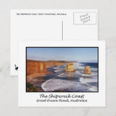 Die Schiffsküste, Great Ocean Road, Australien Postkarte (Vorne/Hinten)