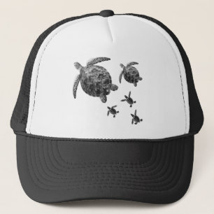 DIE SCHILDKRÖTE-FAMILIE TRUCKERKAPPE
