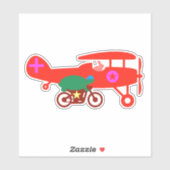 Die Schildkröte und der Hase Aufkleber (Blatt)