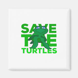 Die Schildkröten gerettet Magnet
