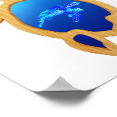 Die Schildkröten gerettet Poster (Ecke)