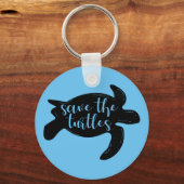 Die Schildkröten gerettet Schlüsselanhänger (Vorderseite)