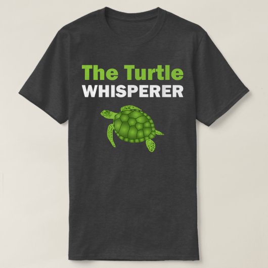 Die Schildkrötenflüster Niedliche Tortoise T-Shirt (Design vorne)