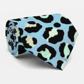 Die schillernde Leopard-Serie Design 8 Krawatte (Gerollt)