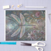 Die schimmernde Königin des Sommers, Dragonfly Gar Seidenpapier (Handwerk)